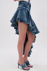 CRAZY FOR YOU DENIM SKIRT