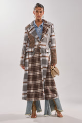 MIXED FEELINGS PATCHWORK TRENCH