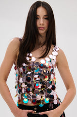 DANCING QUEEN EMBELLISHED TOP