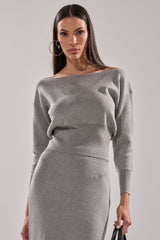 LEXI OFF THE SHOULDER SWEATER