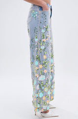 FLOWER POWER RELAXED DENIM