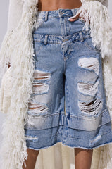 GO GET SOME DENIM BERMUDA SHORT