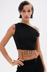 KYLIE SLINKY OFF THE SHOULDER BLOUSE