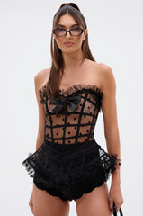 MAEVE POLKA DOT CORSET