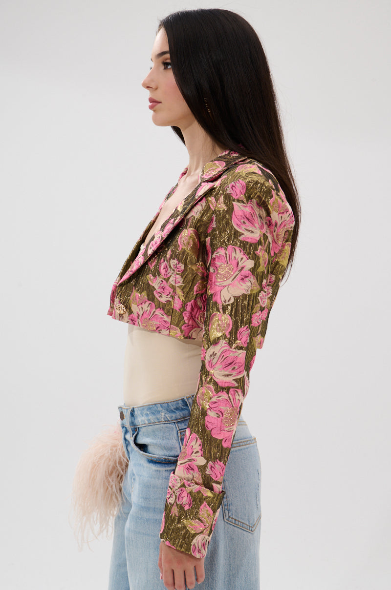 LIGHT THE WAY BROCADE BLAZER
