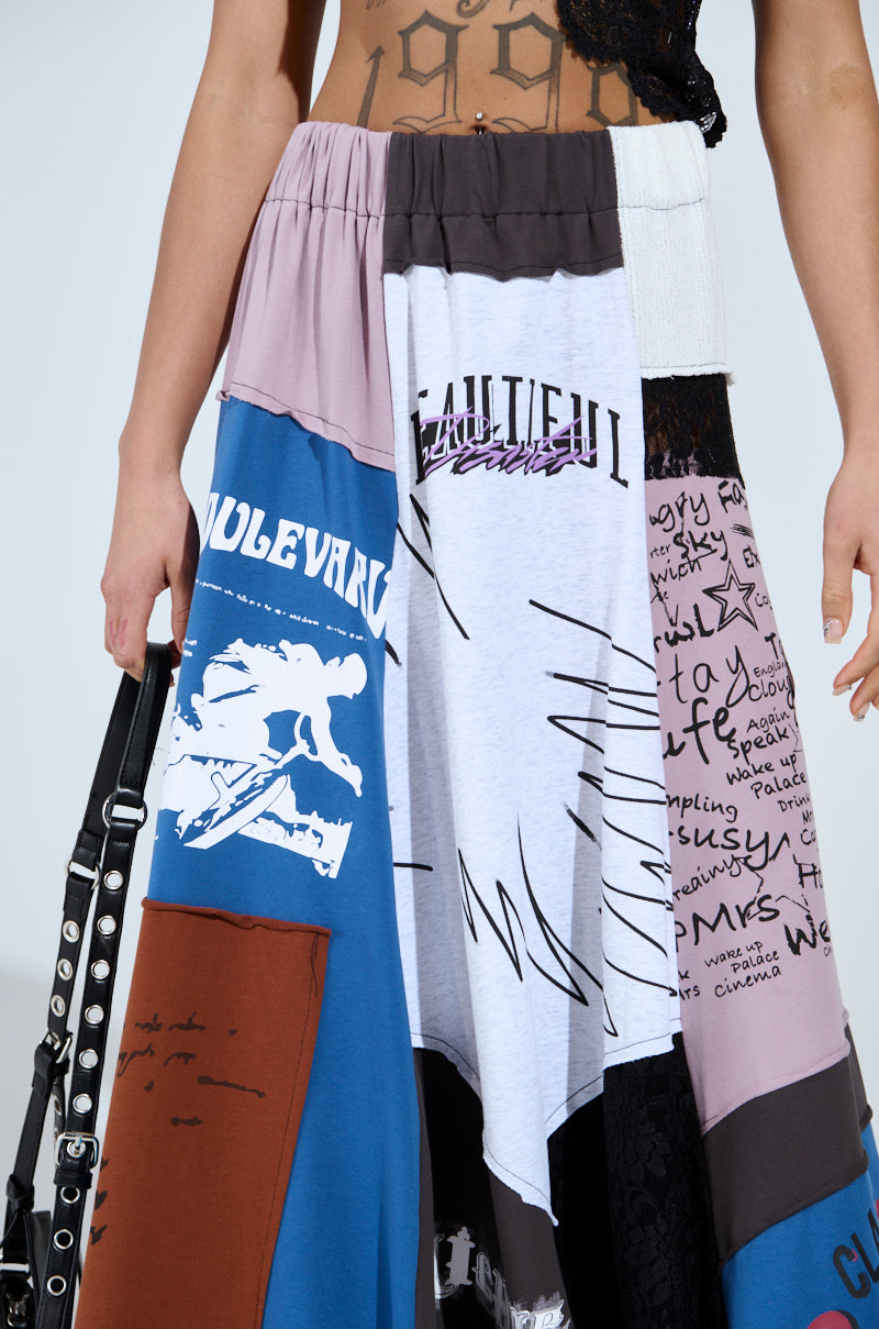 LIVE LAUGH LOVE MAXI SKIRT