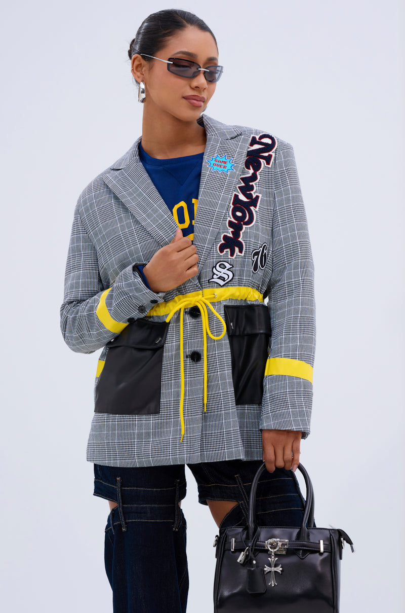 BE ABOUT IT PATCH BLAZER