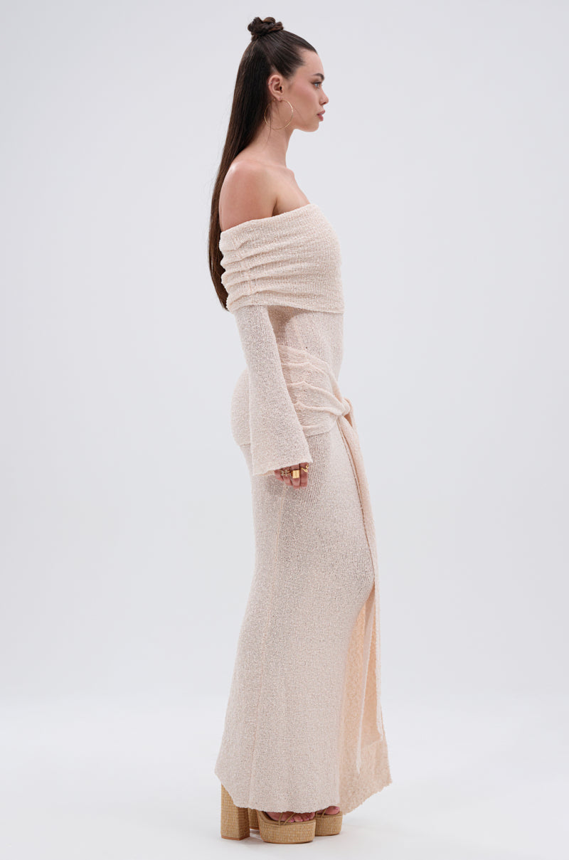 IN YOUR DREAMS KNIT MAXI DRESS