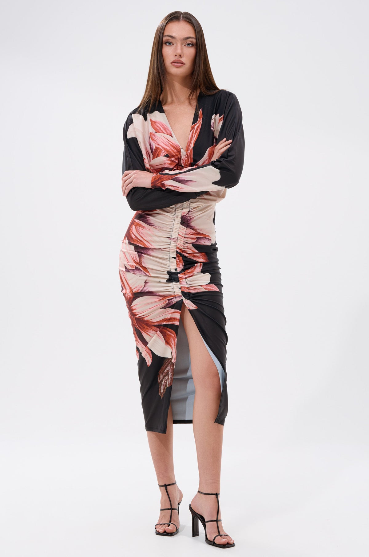 FLORAL BABY MIDI DRESS