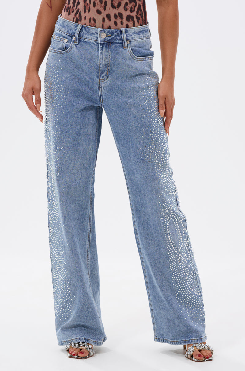 DREAMING OF YOU WIDE LEG DENIM