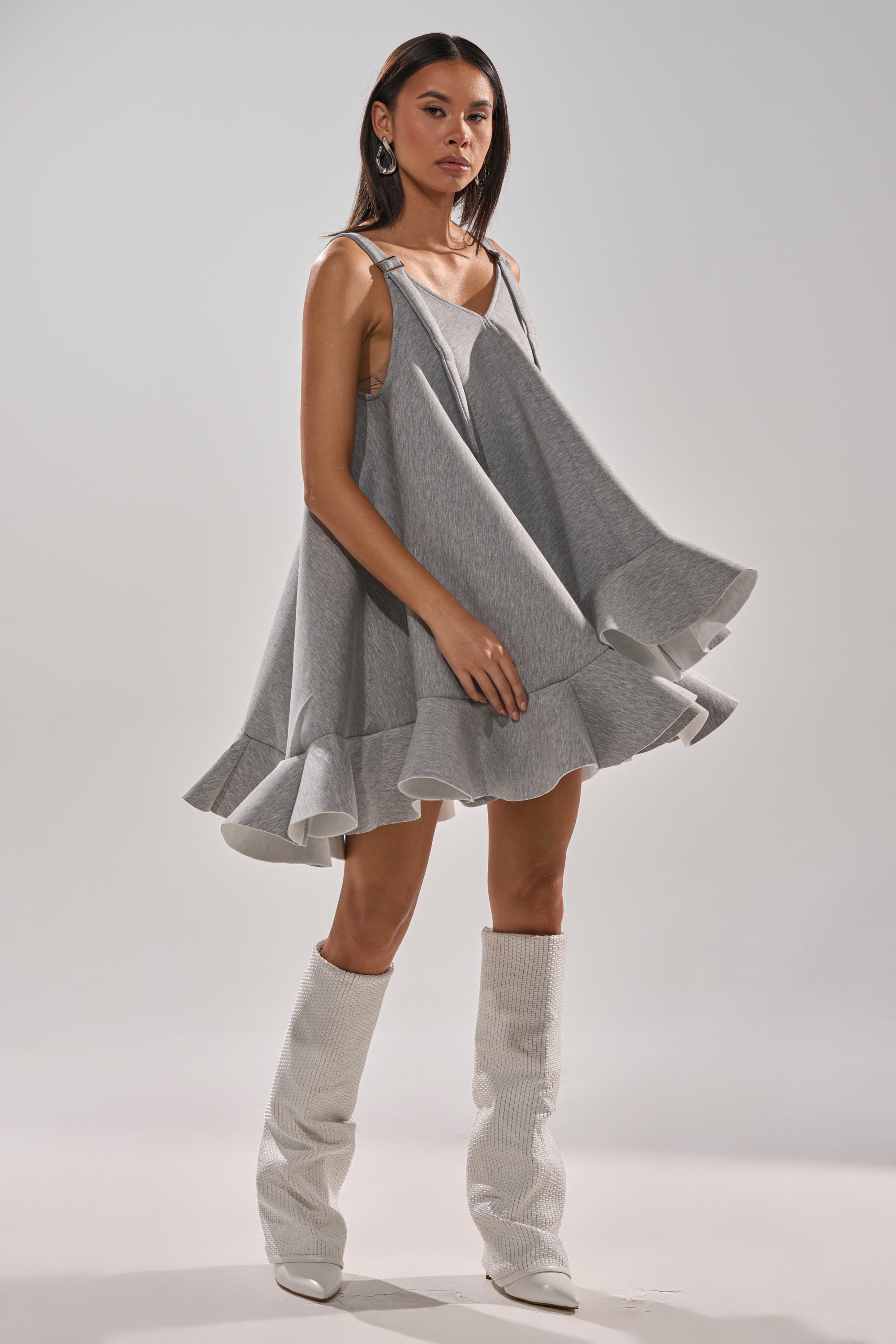 IN TOO DEEP SCUBA MINI DRESS
