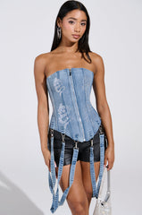 DRAGON SENSE EMBELLISHED CORSET