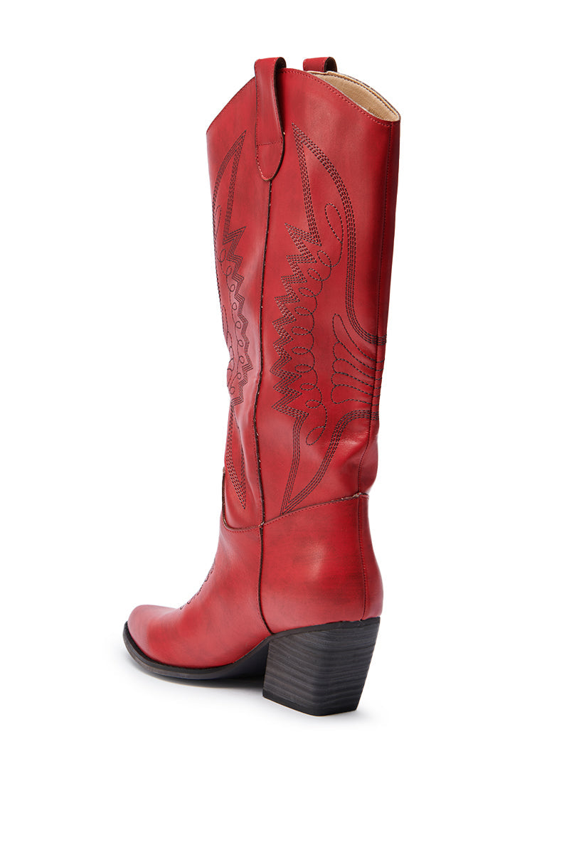 IZABELLA WATERMELON WESTERN BOOT