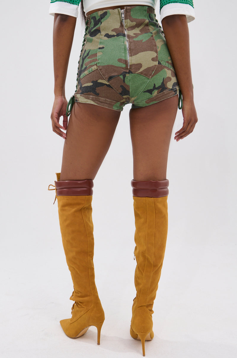 I MEAN BUSINESS CAMO SHORT