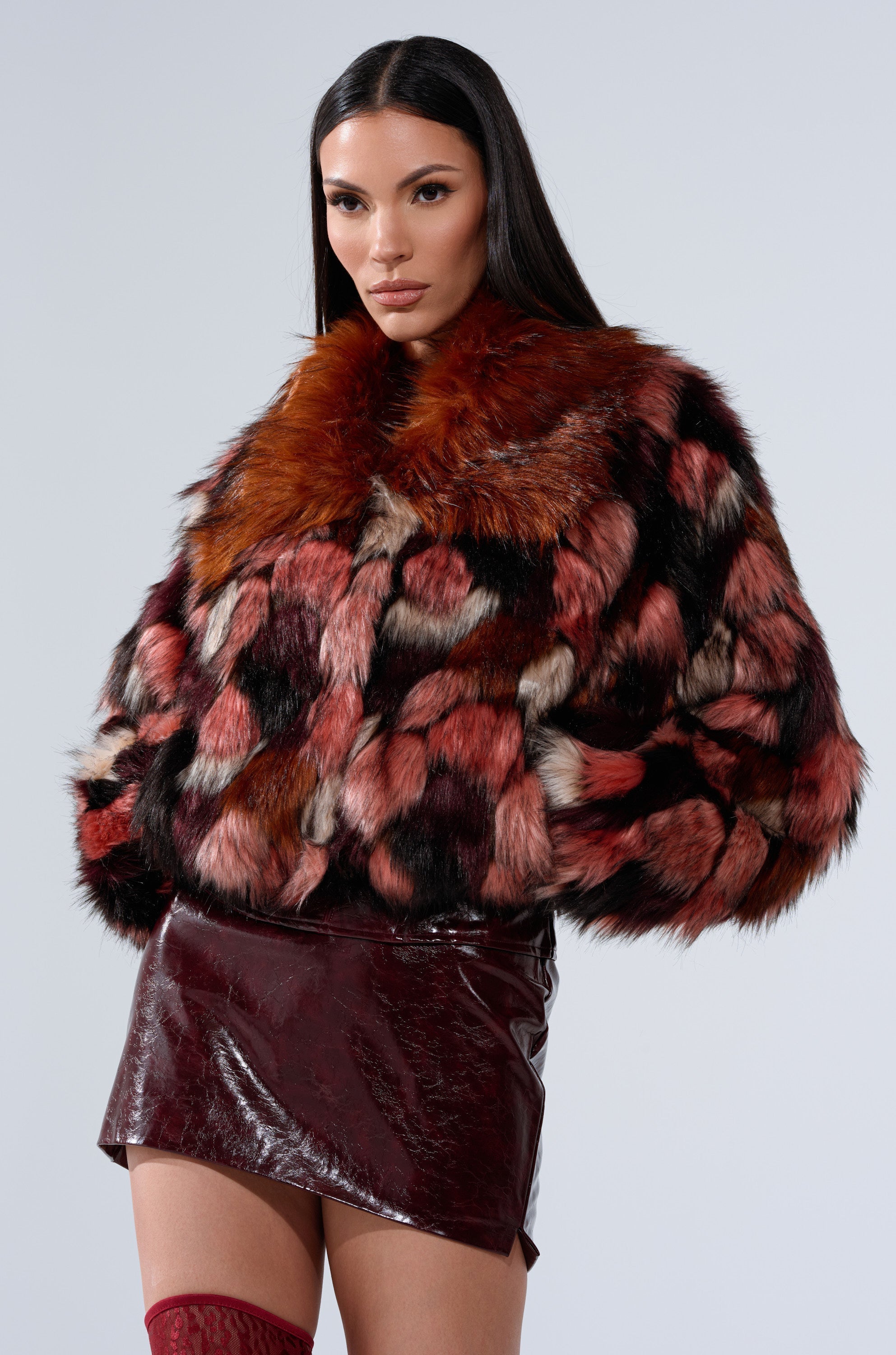 DELTA FAUX FUR COAT