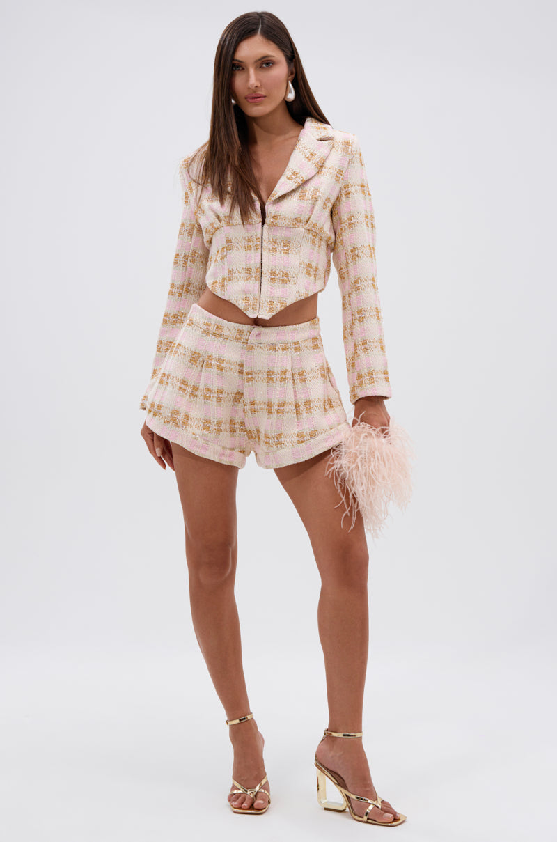 FLORENCE TWEED SHORT