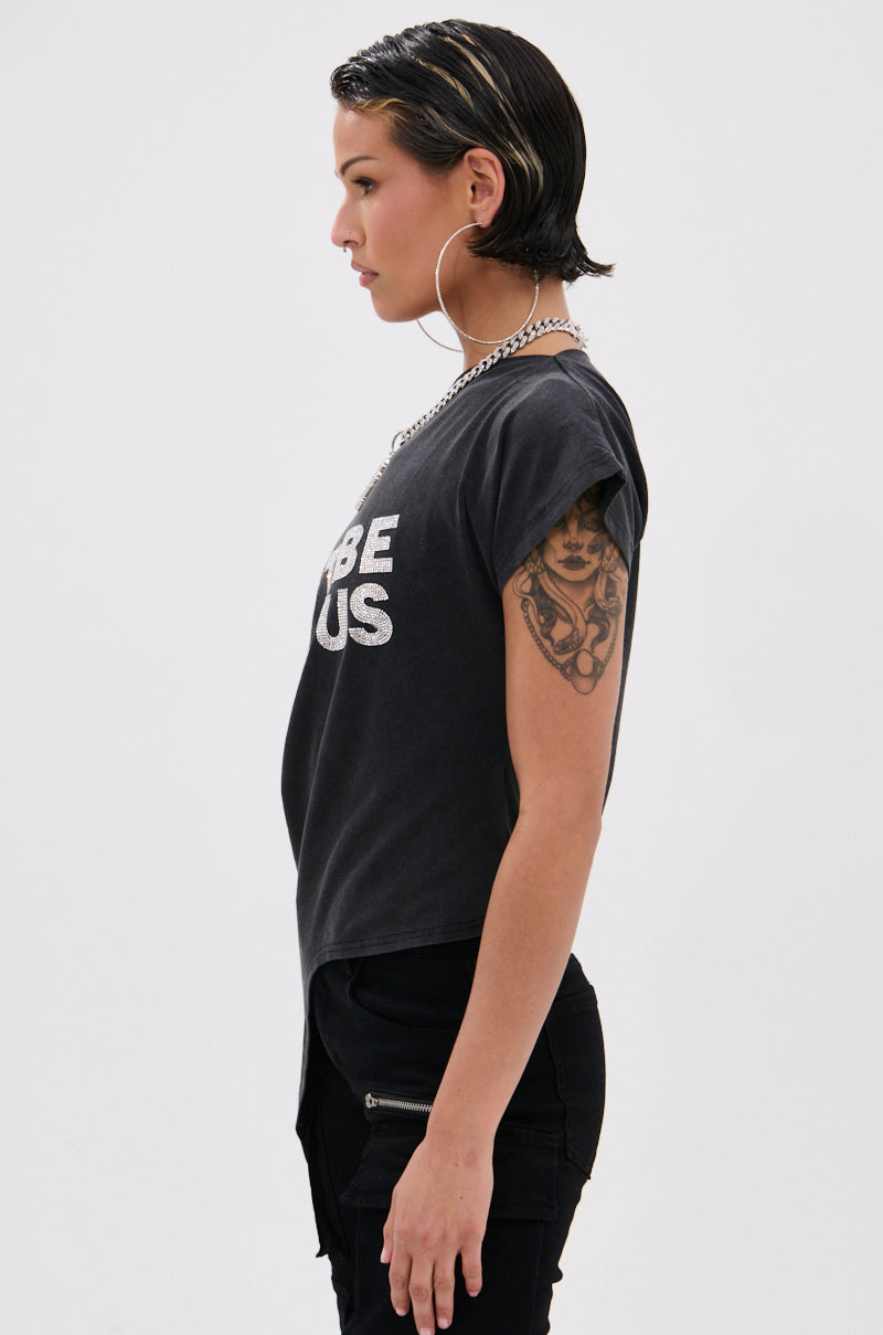 JUST BE JEALOUS OFF THE SHOULDER TEE