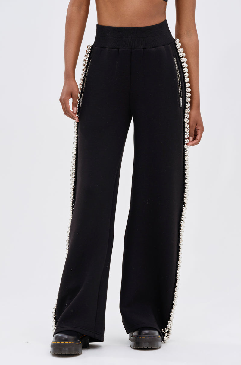 BALLS TO THE WALL JOGGER IN BLACK