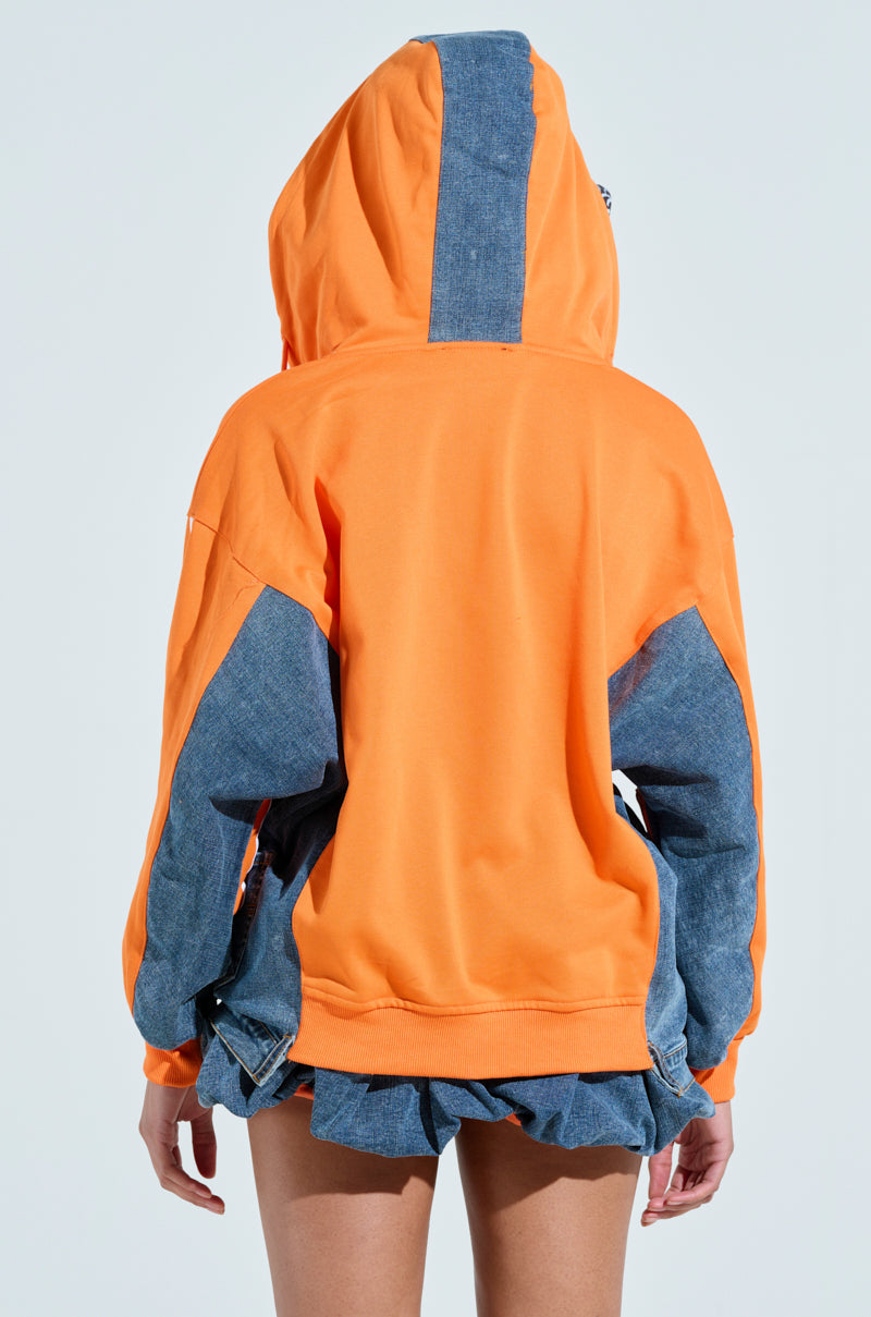 IN YOUR FACE ZIP UP SWEATSHIRT