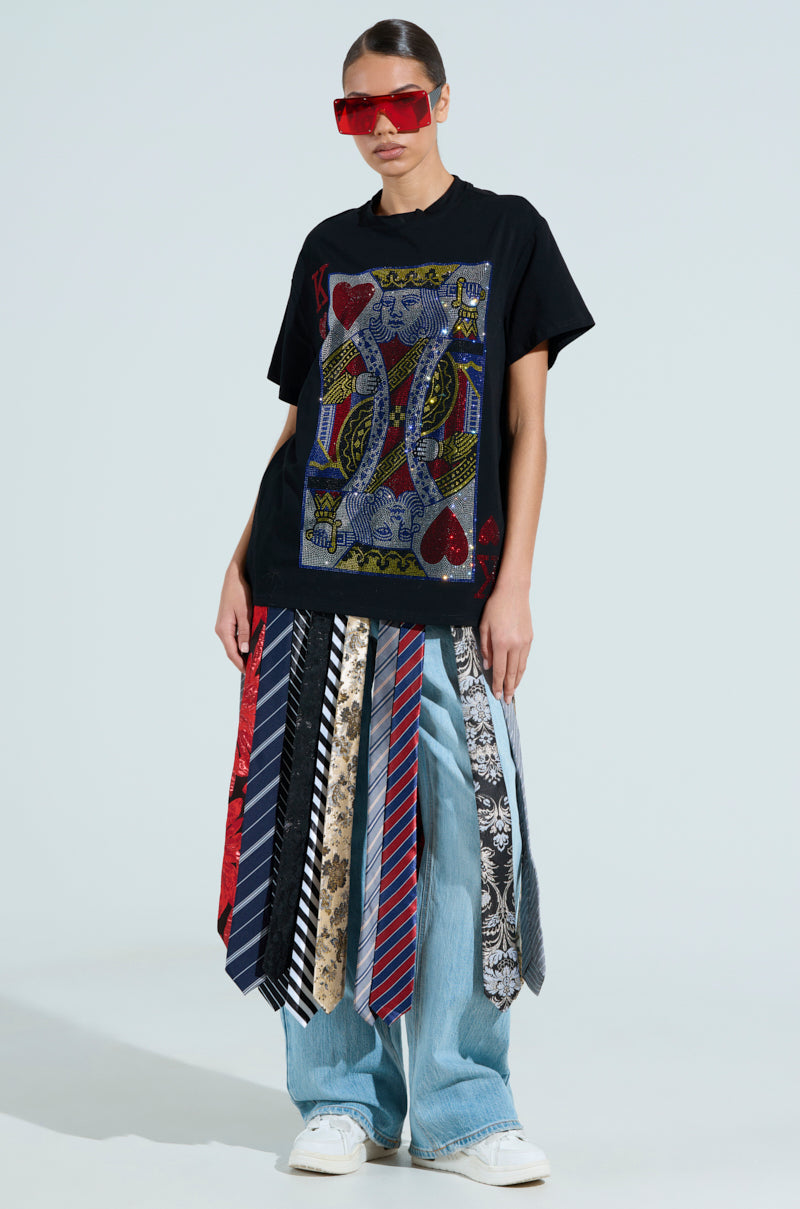 KING OF HEARTS OVERSIZED TEE