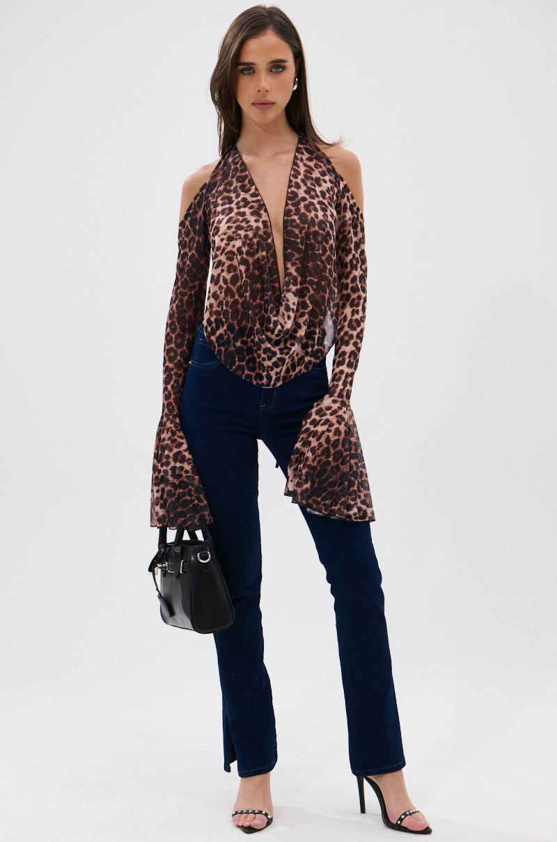 CHEETAH WORLD BLOUSE