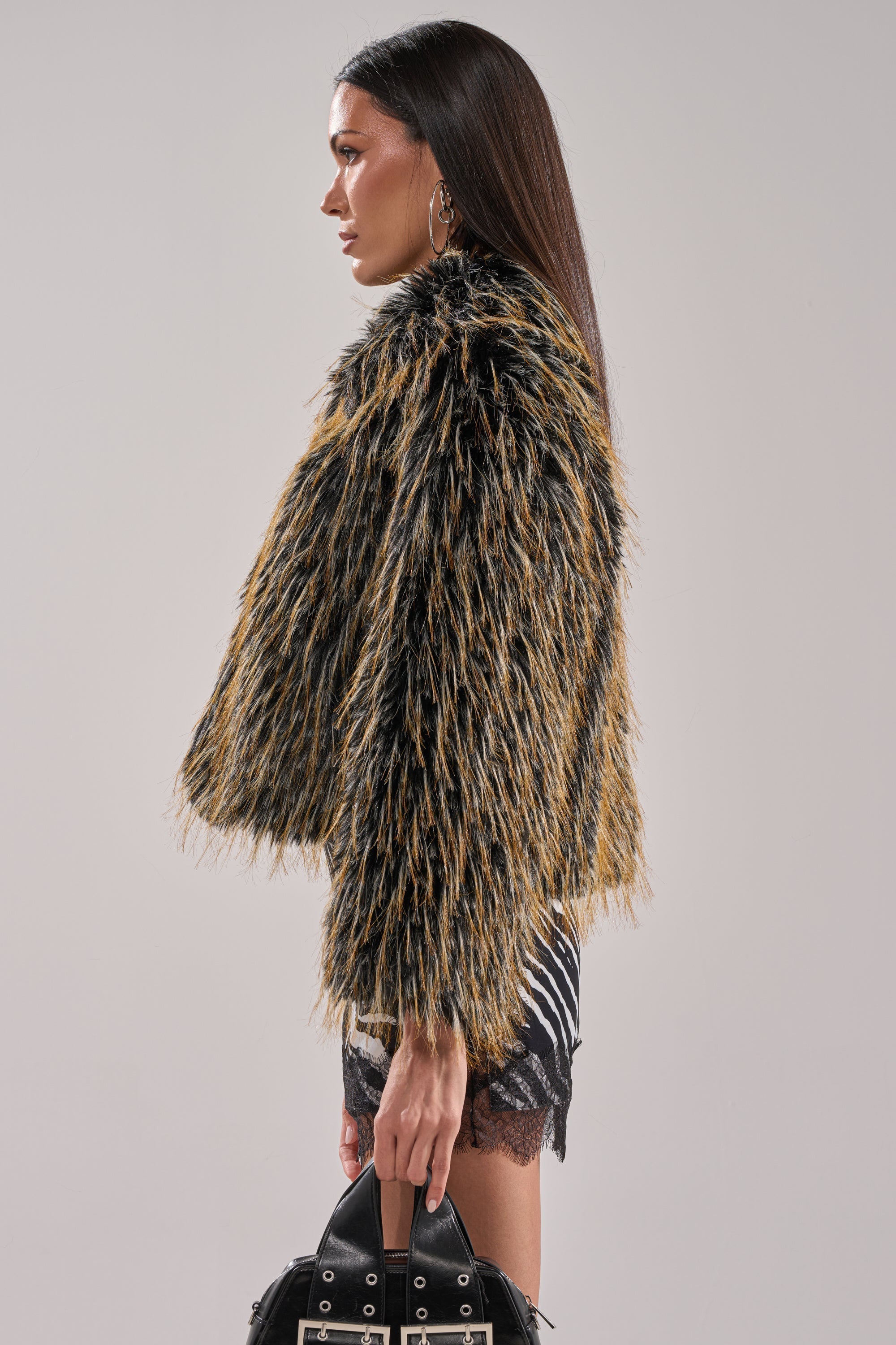 JUPITER FAUX FUR COAT