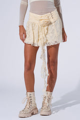 EASY TO LOVE LACE MINI SKIRT