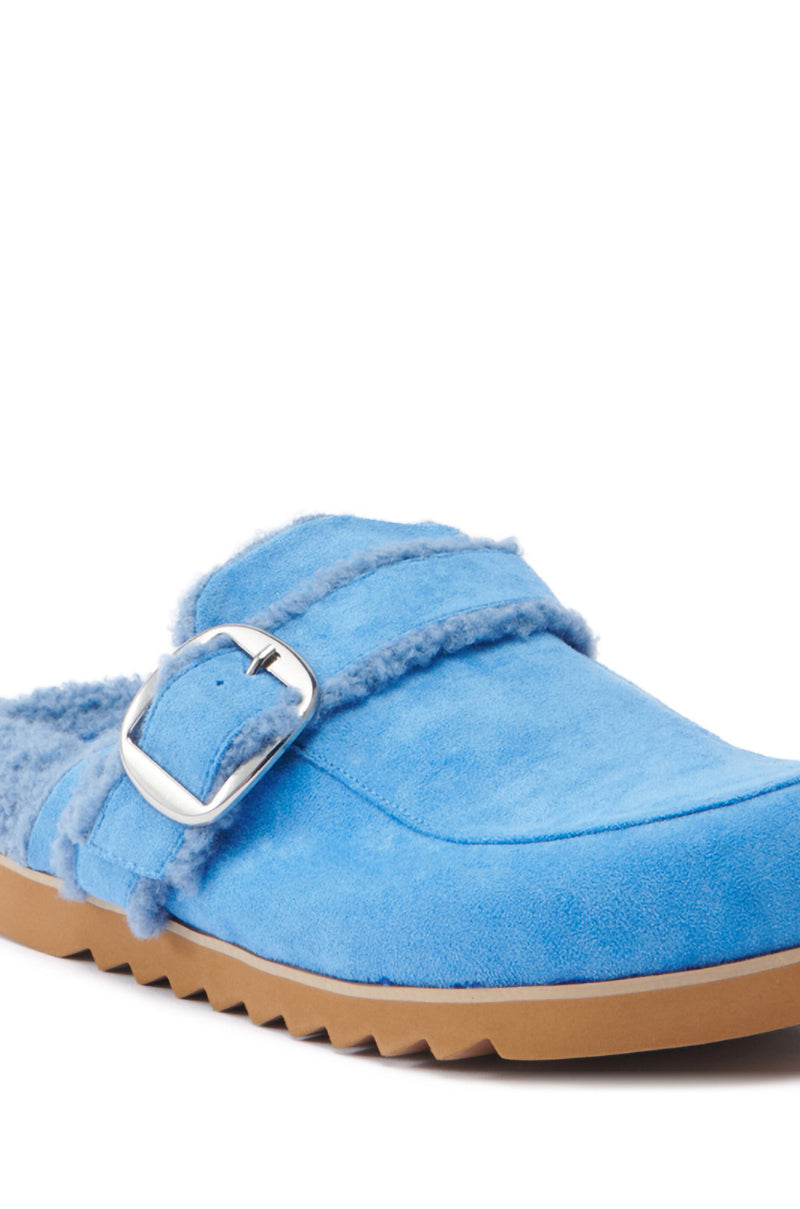 AZALEA WANG SIMAH BLUE SLIPPER CLOG
