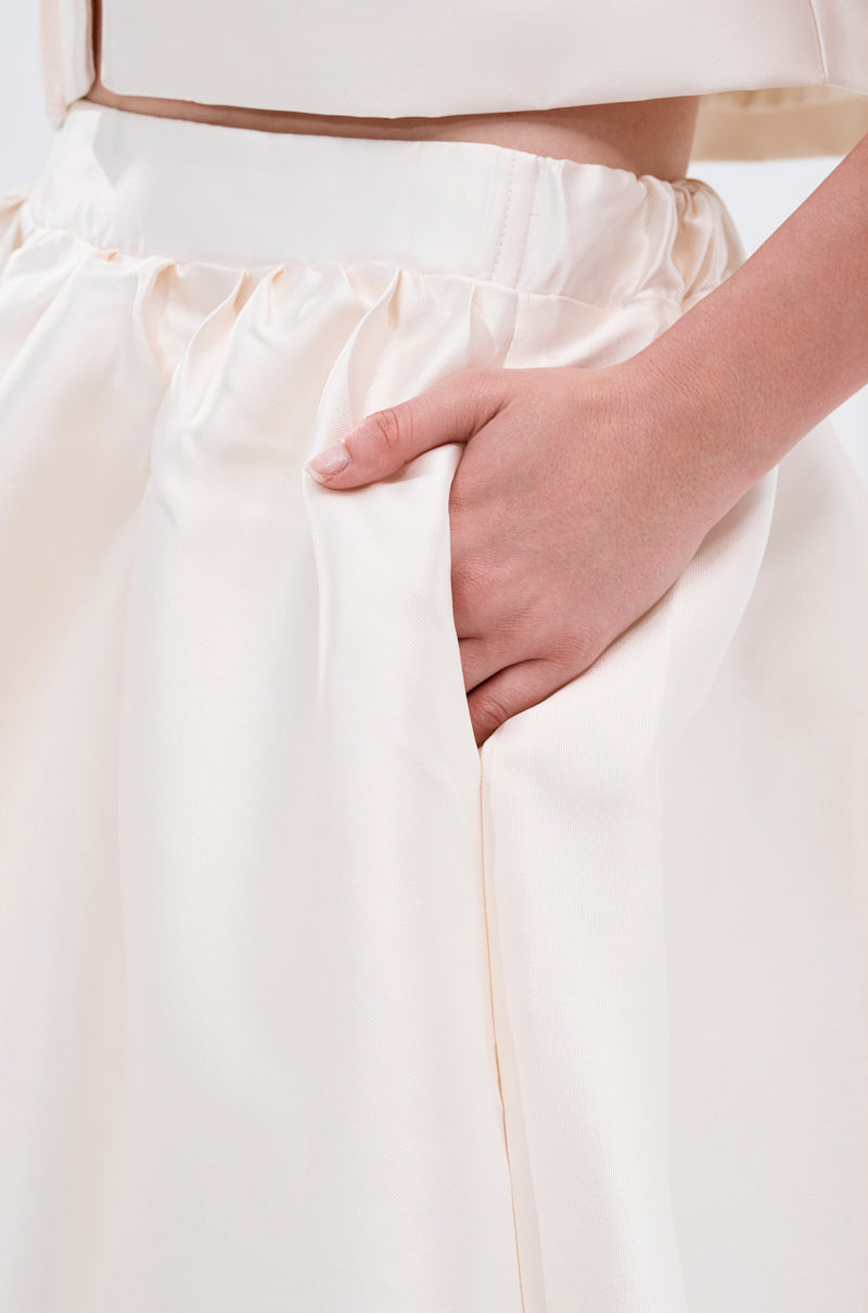 GIRL POWER MIDI SKIRT
