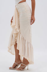 MELISSA MESH RUCHED SKIRT