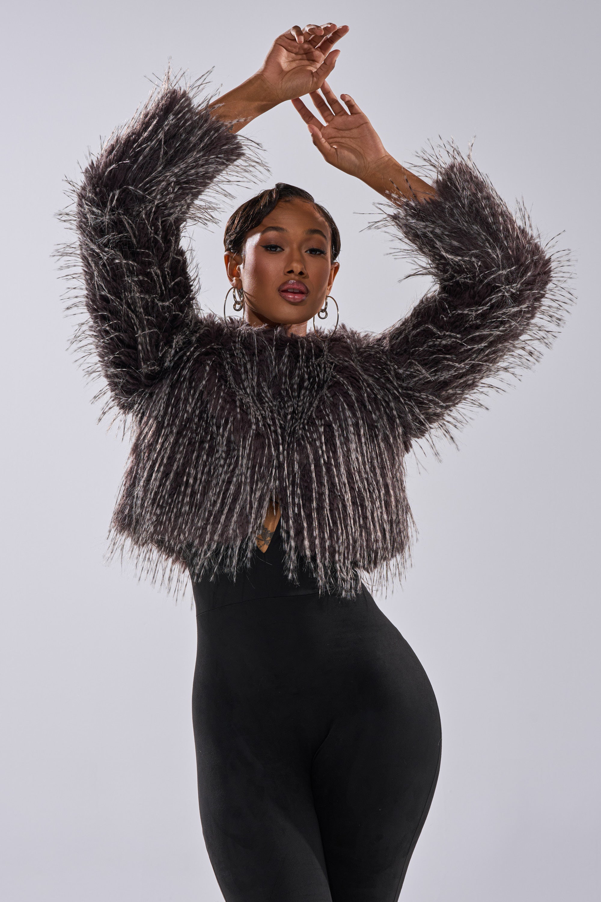 BIRDS OF A FEATHER SHAGGY FAUX FUR