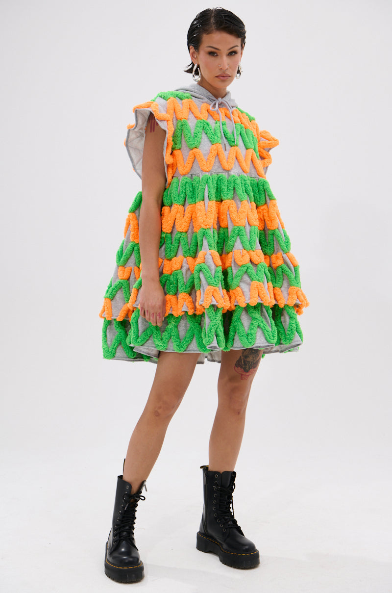 LOLO ZIGZAG MINI DRESS