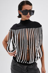 POWER TRIP FRINGE BLOUSE