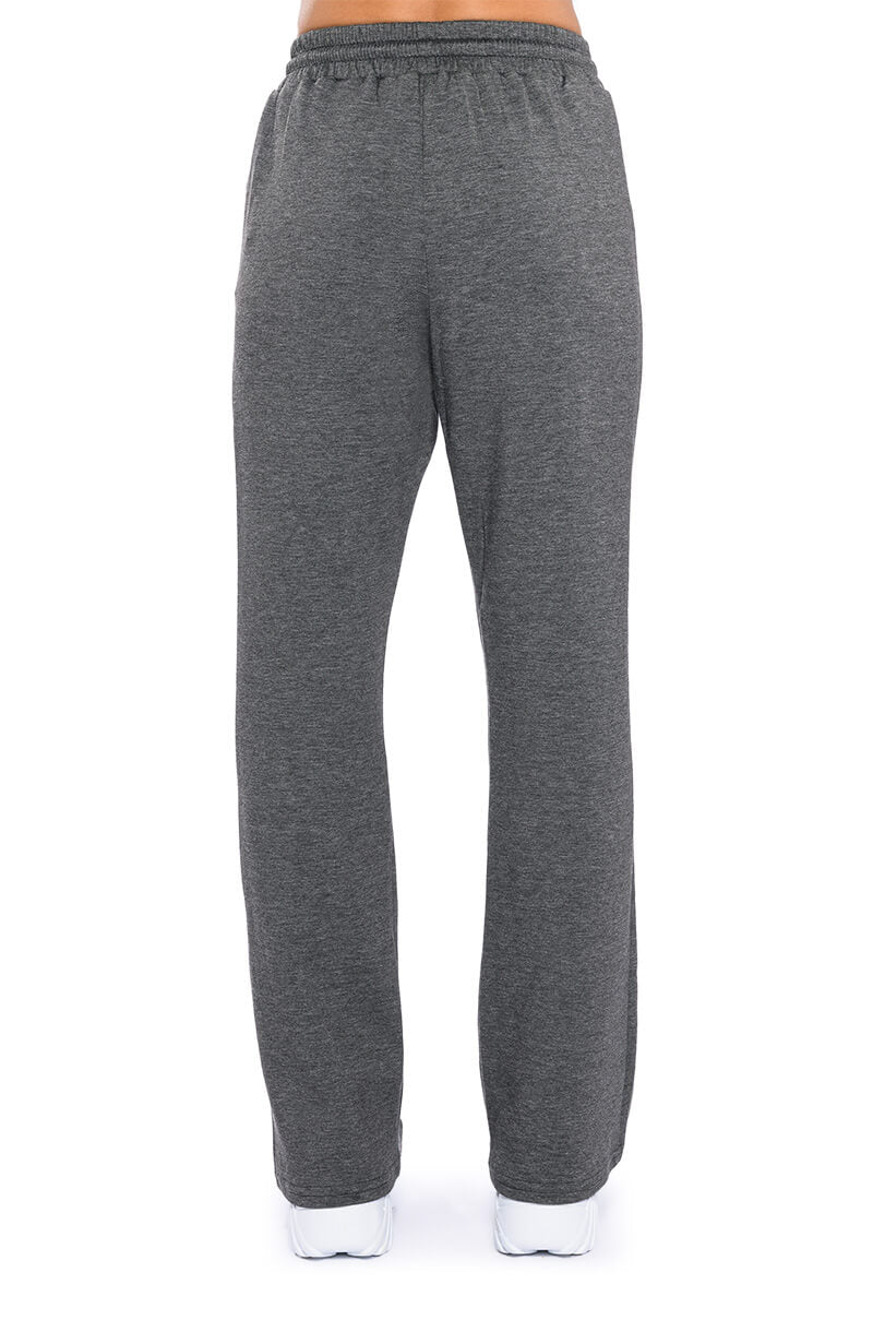 ACQUAINTED SNAP FRONT WIDE LEG SWEATPANT