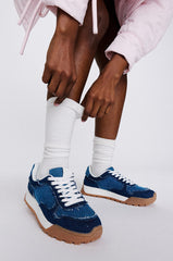 AZALEA WANG HAYNES DENIM SNEAKER