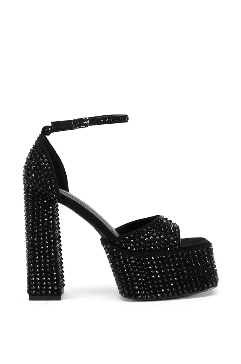 AZALEA WANG WILMORE BLACK SANDAL
