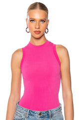 BACK TO THE BASICS HIGH NECK BODYSUIT