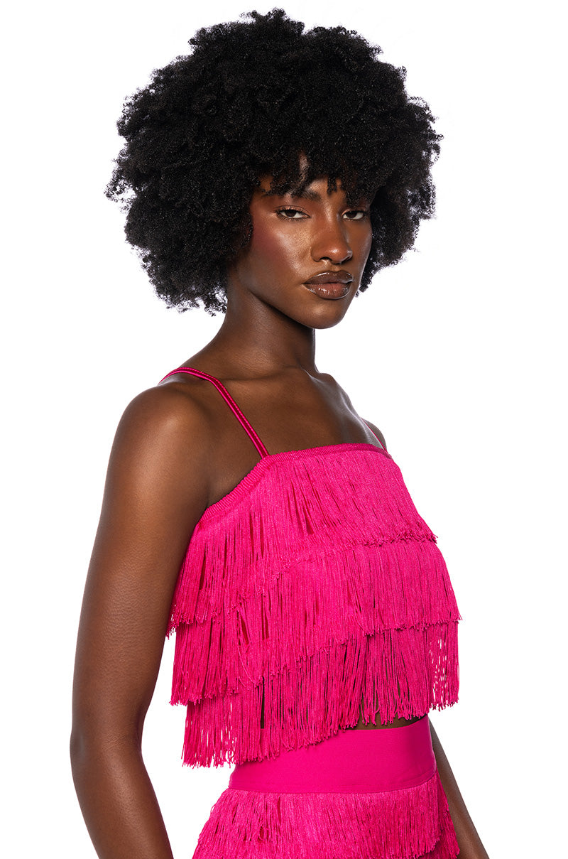 BEST EVER FRINGE TANK TOP
