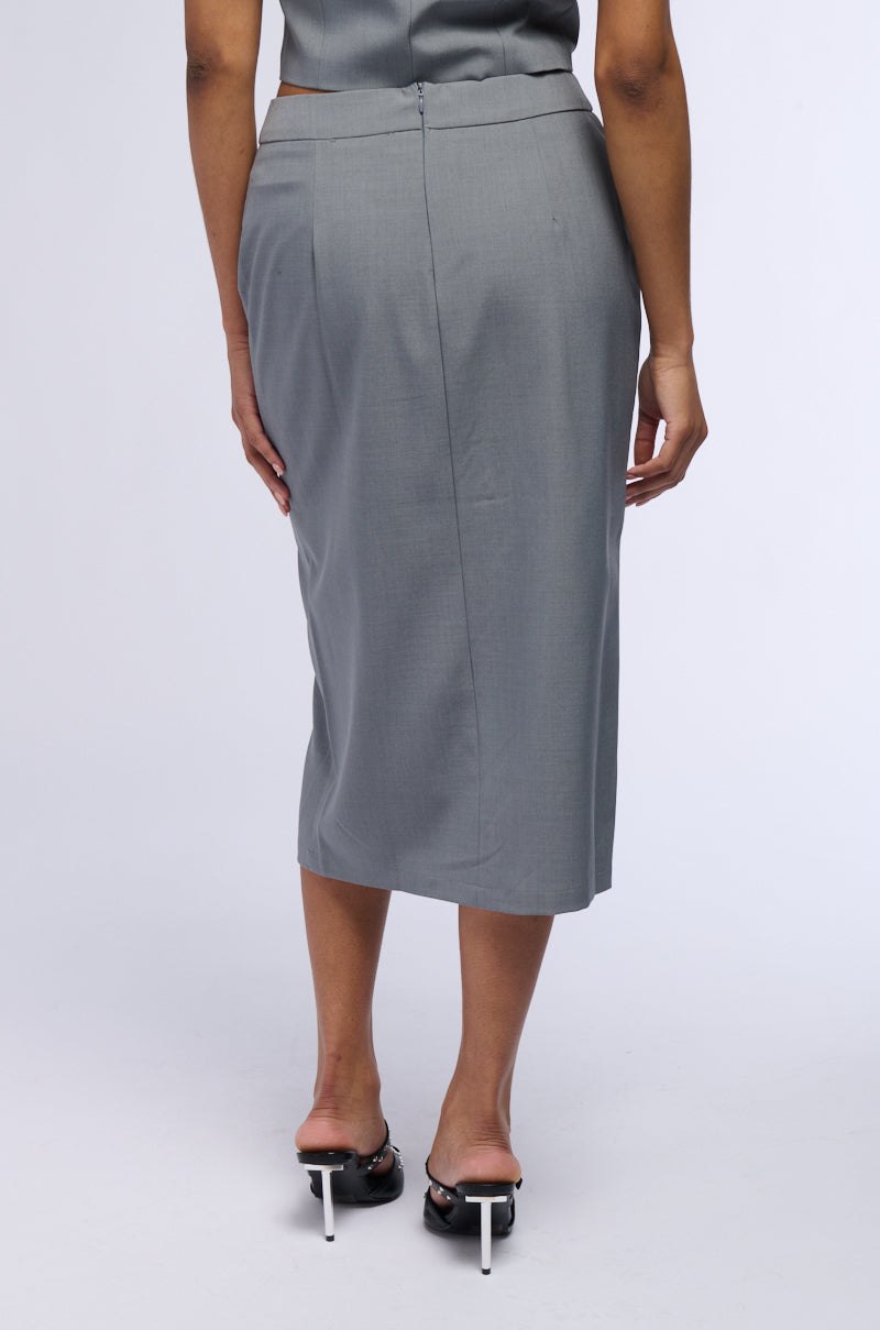 HALSEY MIDI PENCIL SKIRT