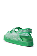 CORTA GREEN STRAP SANDAL