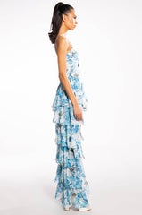 DANCING DAYS FLORAL HIGH LOW DRESS
