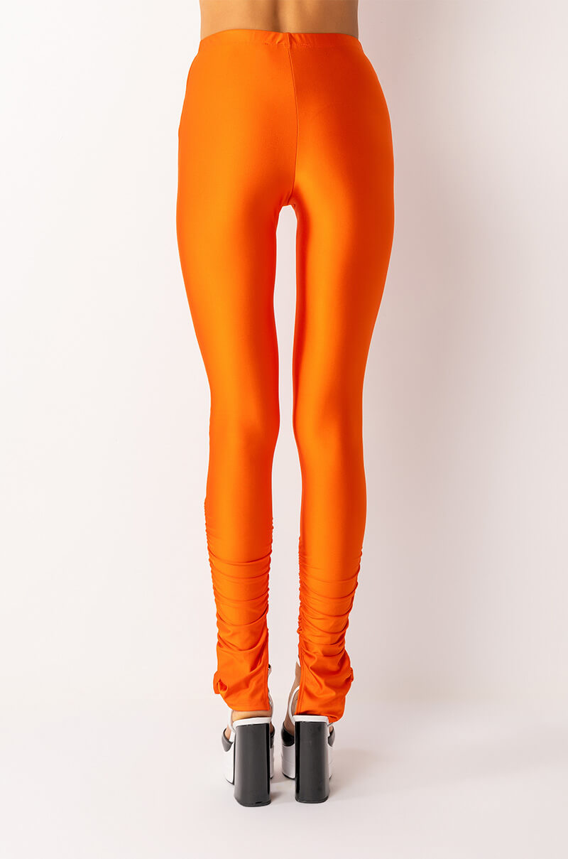 ICE SCUBA RUCHED ANKLE LEGGINGS