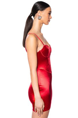 ENTER THE ROOM CORSET MINI DRESS