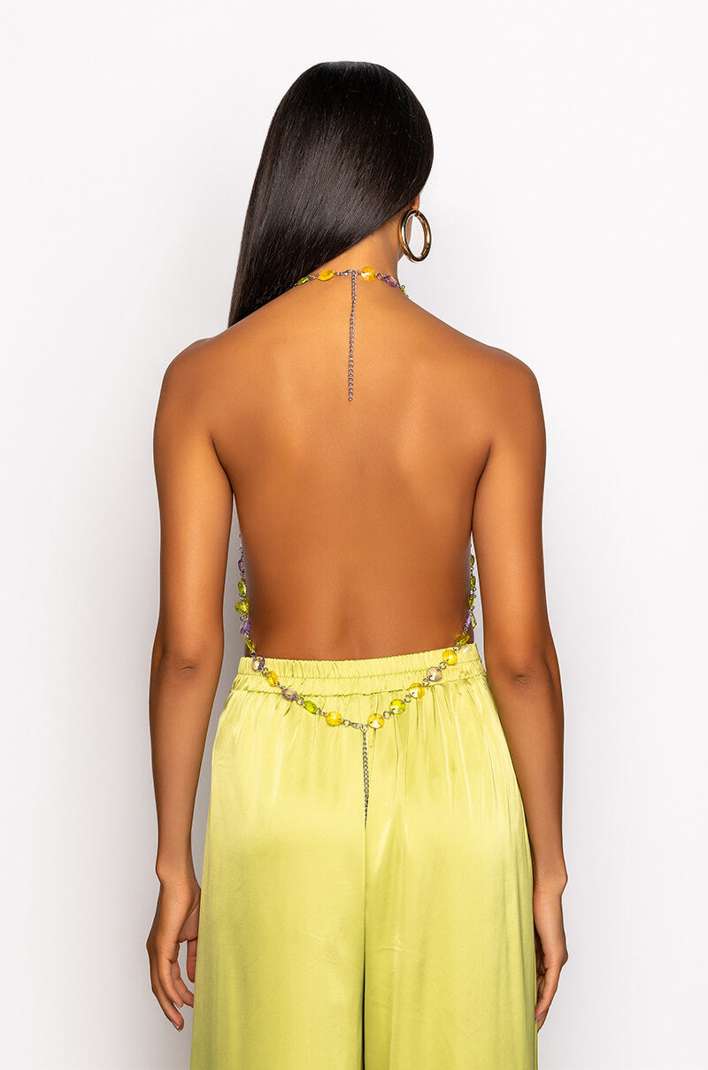 FANTASY DROP BODY CHAIN TOP