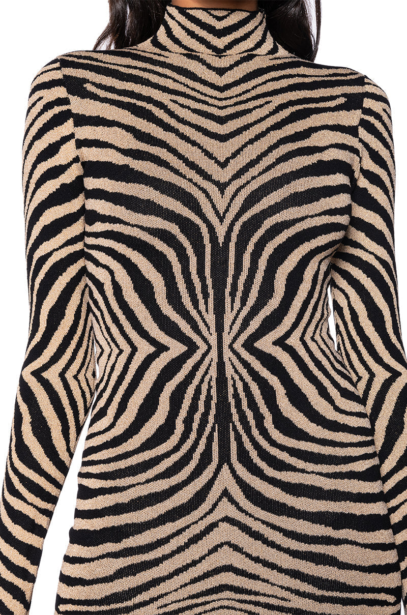 FOREVER YOURS SHIMMER KNIT MINI DRESS