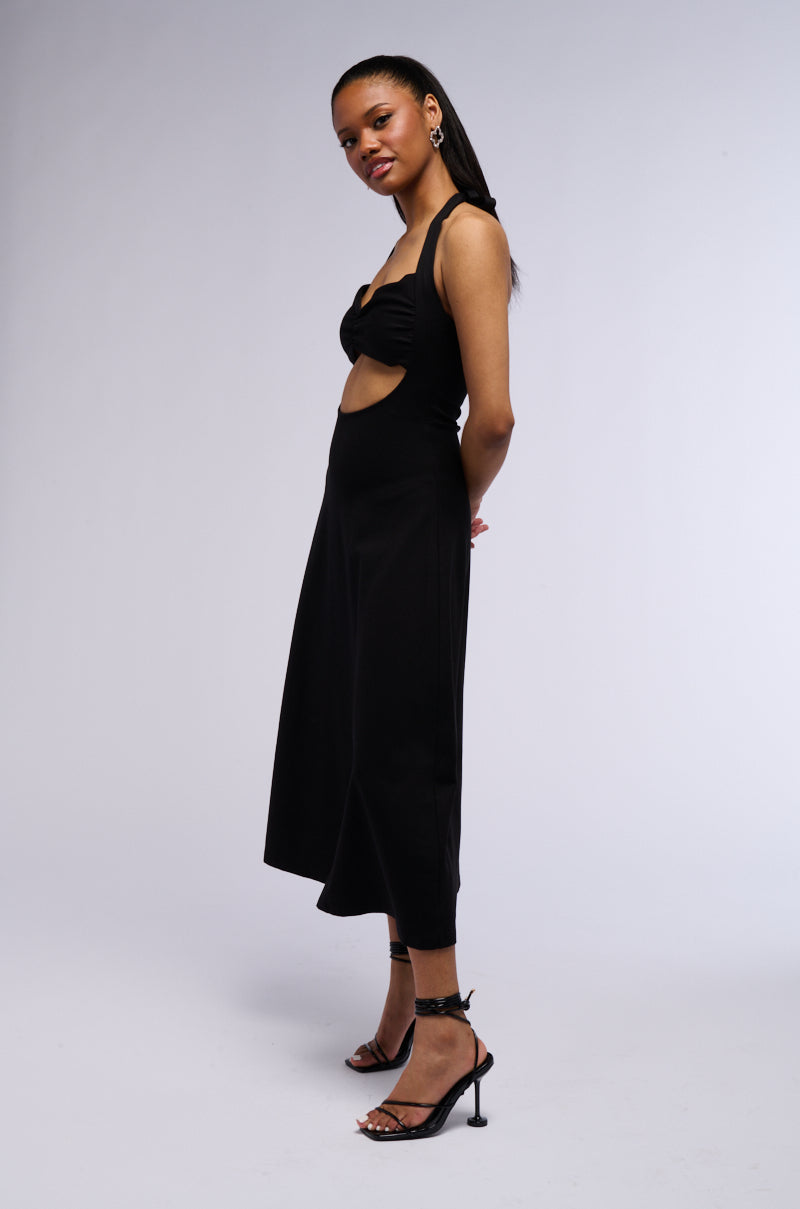FROM DAY TO NIGHT KNIT MIDI DRESS
