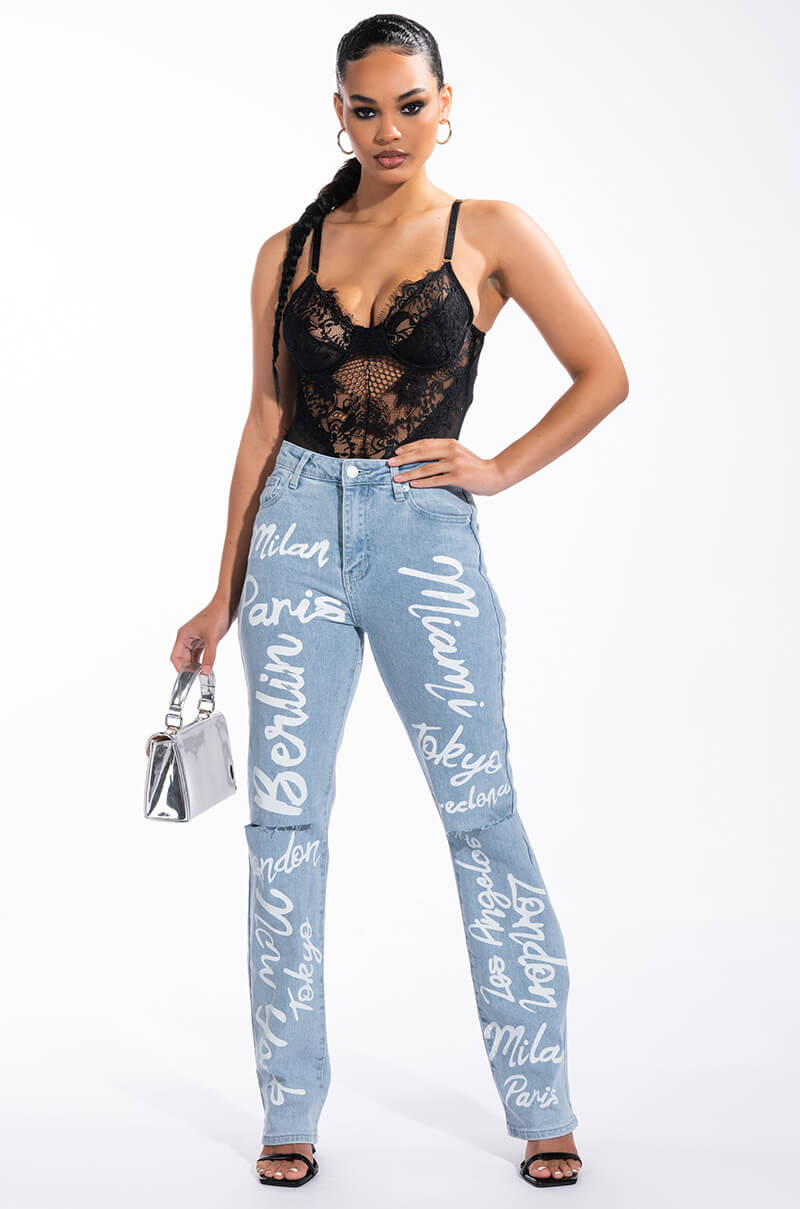 GISELE LACE CUP BODYSUIT