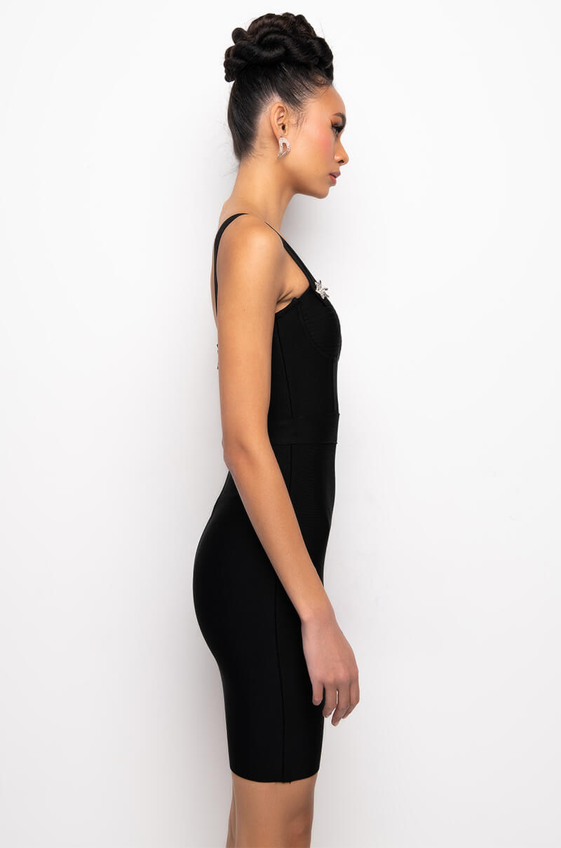 GOOD FEELING MINI BANDAGE DRESS