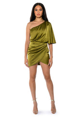 HARMONY ONE SHOULDER MINI DRESS