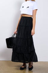 HAVEN FLOWY MAXI SKIRT